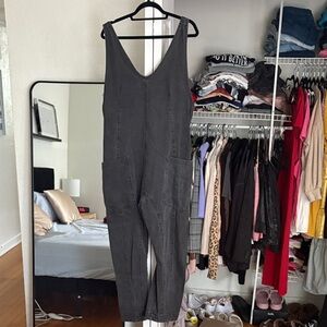 We The Free Gray Jumpsuit